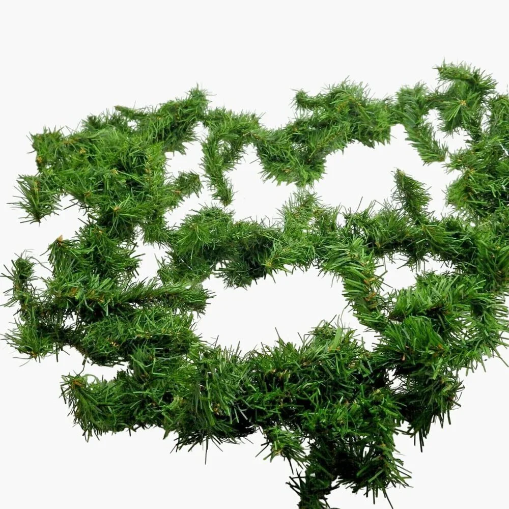 Christmas Garland Artificial Pine Stairs Home Decor Hanging 6 ft